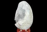 Crystal Filled, Celestine (Celestite) Egg - Madagascar #134619-1